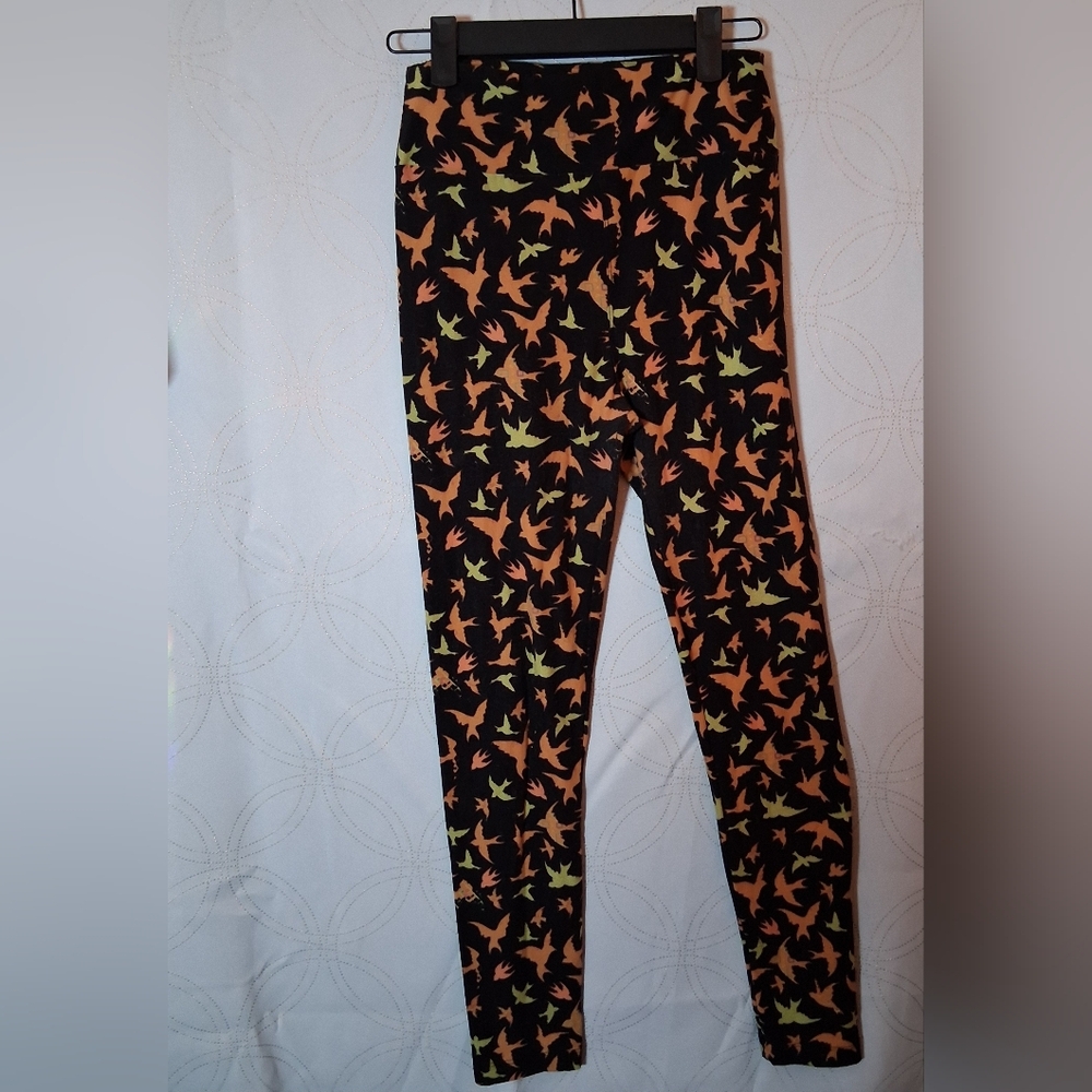 LulaRoe Leggings Bird Print Leggings